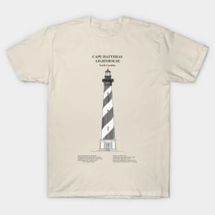 Cape Hatteras Lighthouse - North Carolina - SBDpng T-Shirt